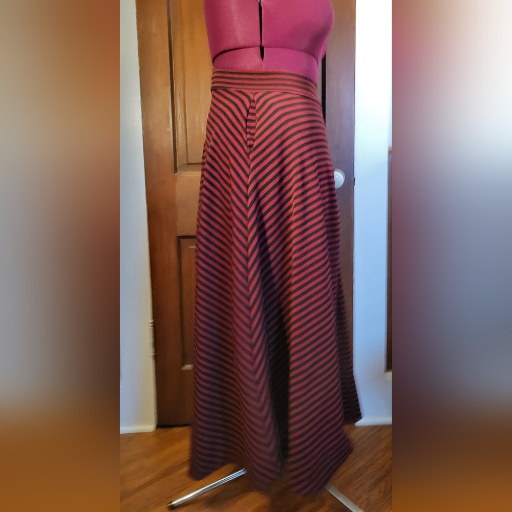 Striped Maxi Skirt